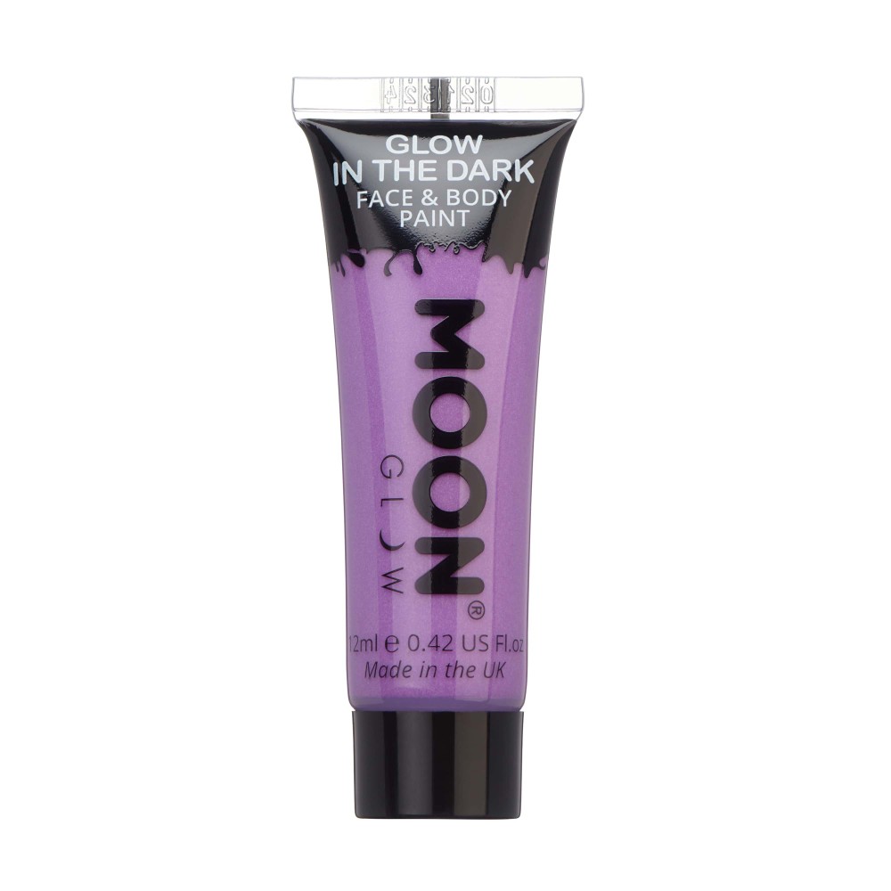 MOON CREATIONS M29 GLOW IN THE DARK FACE & BODY PAINT PURPLE 12ml