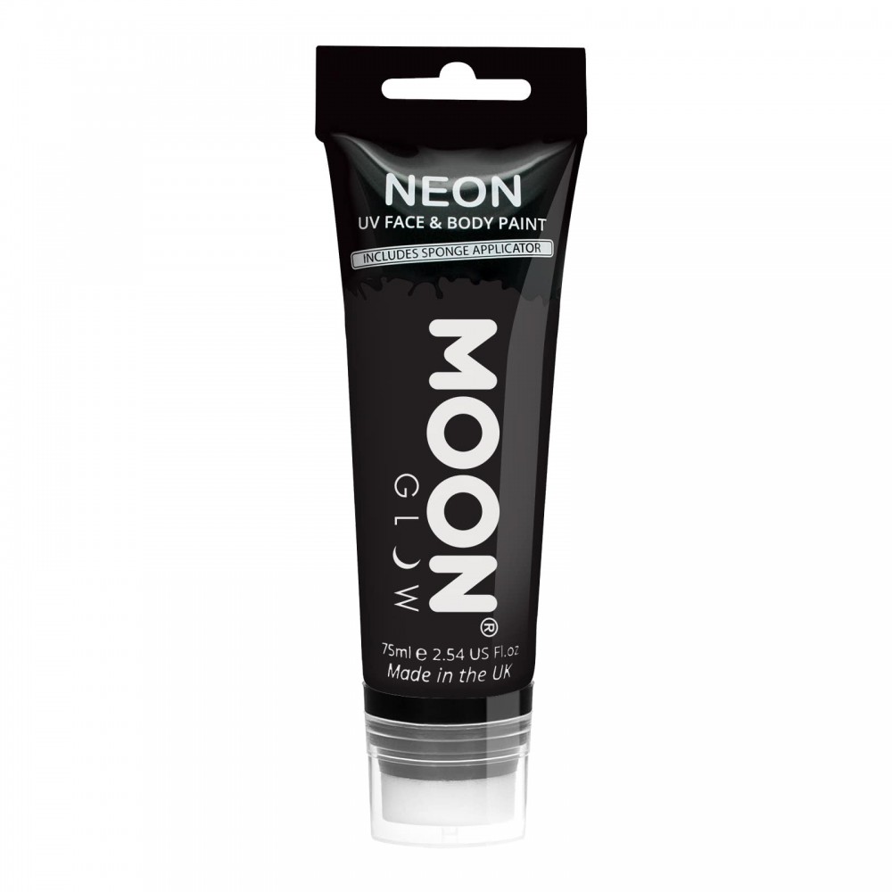 MOON CREATIONS M6 INTENSE NEON UV FACE & BODY PAINT BLACK 75ml