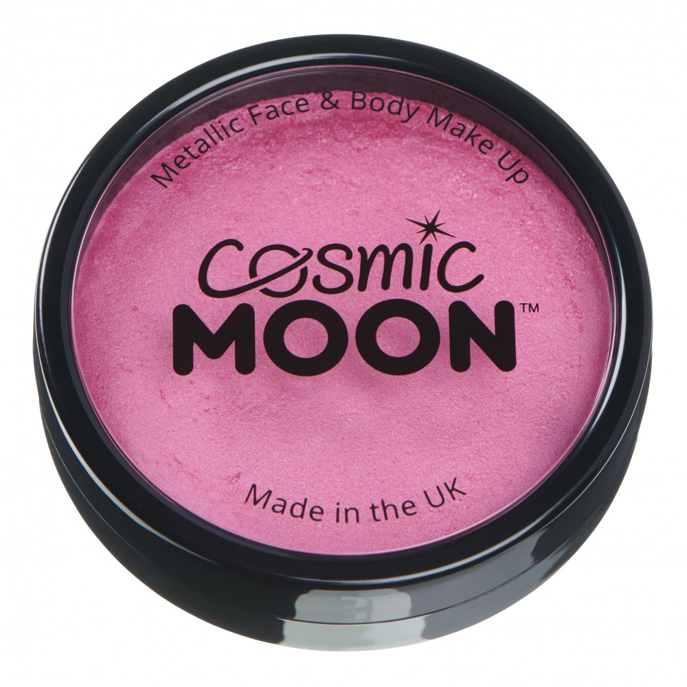 MOON CREATIONS S1 METALLIC FACE & BODY CAKE MAKEUP PINK 36g