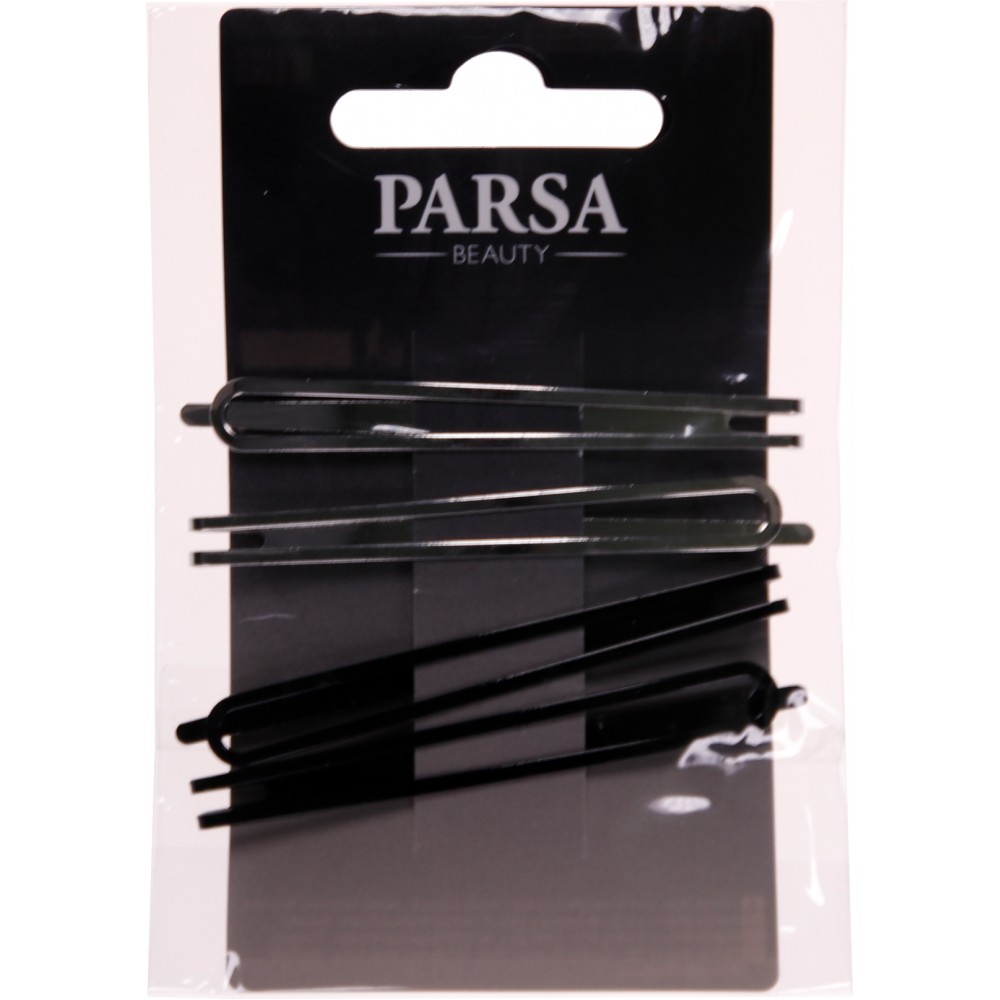 PARSA HAIR CLIP BLACK-SILVER  2PCS