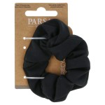 PARSA SCRUNCHIE ΛΑΣΤΙΧΟ ΜΑΛΛΙΩΝ ΜΕΣΑΙΟ ΜΑΥΡΟ ΑΠΟ ΑΝΑΚΥΚΛΩΜΕΝΟ ΥΛΙΚΟ