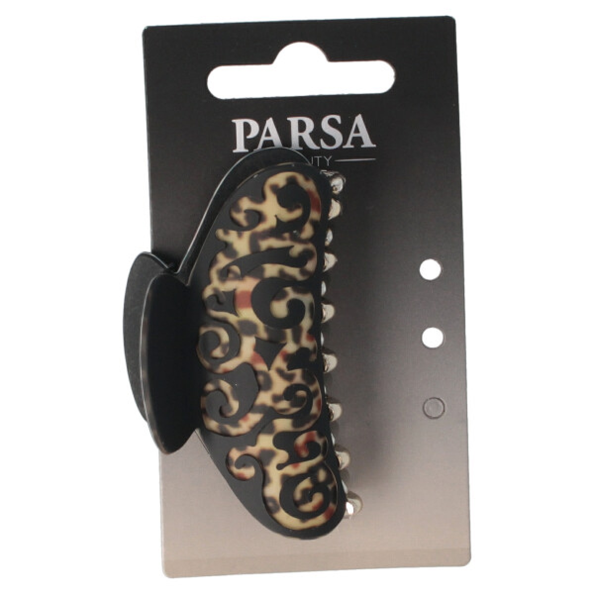 PARSA HAIR CLIP PUNCHED LEO 7cm