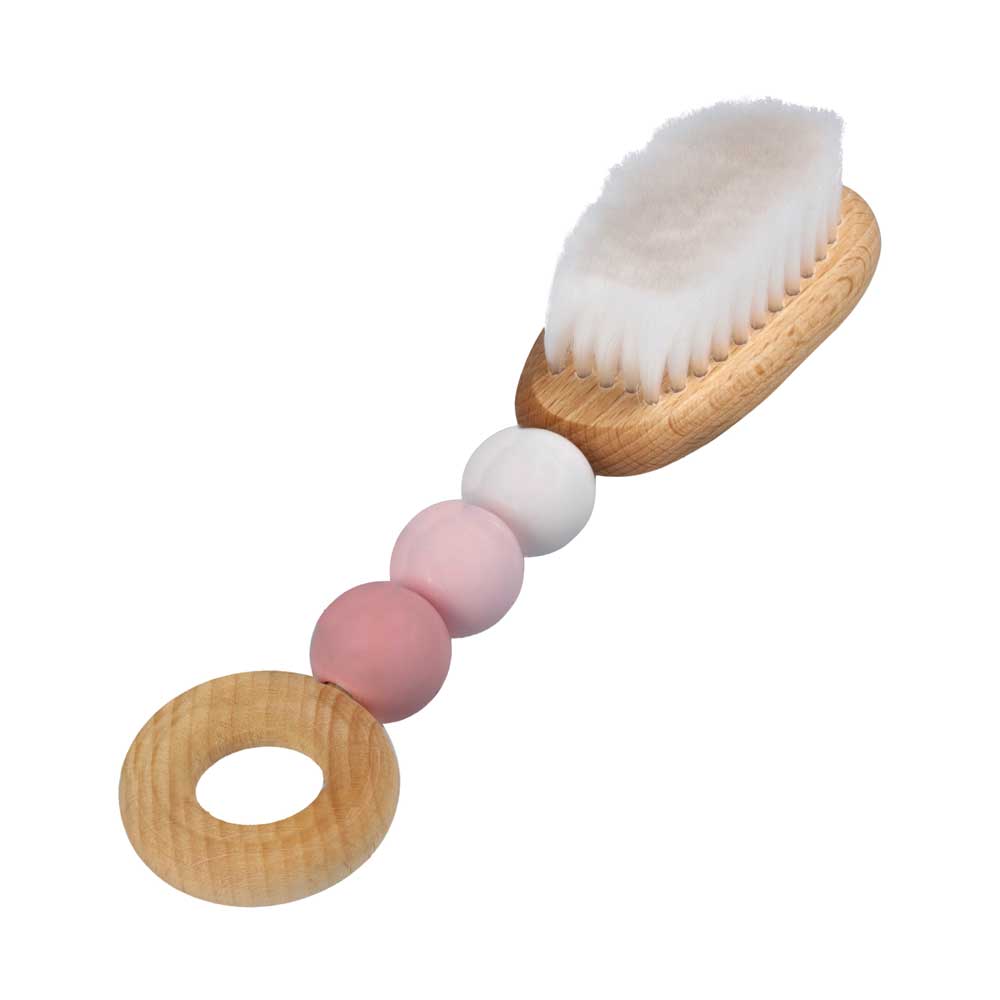 PARSA baby care brush with balls, pink