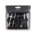 PARSA MANICURE SET BLACK / GREY 5pcs