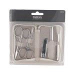 PARSA MANICURE SET BLACK / GREY 5pcs