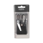 PARSA MANICURE SET BLACK / GREY 5pcs