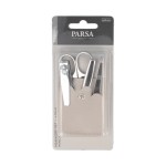 PARSA MANICURE SET BLACK / GREY 5pcs