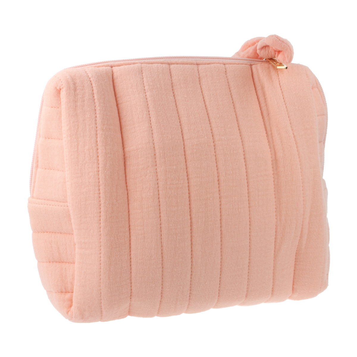 PARSA COSMETICS BAG MUSLIN PINK SMALL