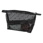 PARSA COSMETICS BAG MESH BLACK