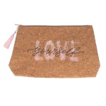 PARSA COSMETICS BAG FROM CORK - LOVE YOURSELF