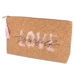 PARSA COSMETICS BAG FROM CORK - LOVE YOURSELF