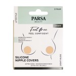 PARSA SILICONE NIPPLE COVER LIGHT NUDE - 2 PAIRS