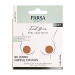 PARSA SILICONE NIPPLE COVER DARK NUDE - 2 PAIRS