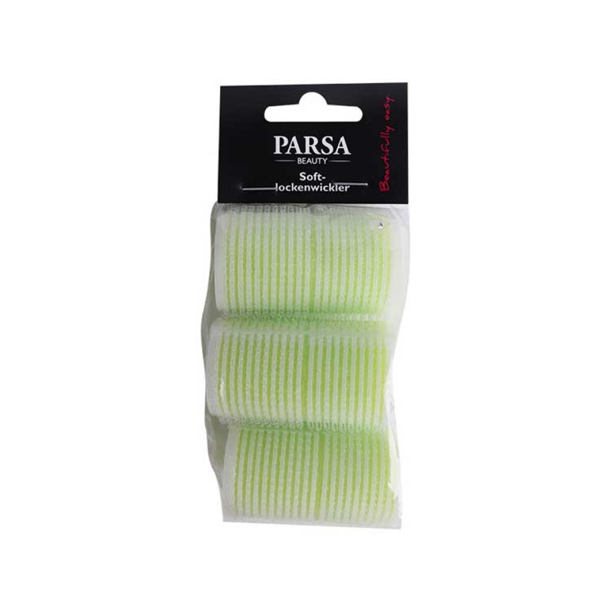 PARSA hair curlers 36mm green, 3 pieces