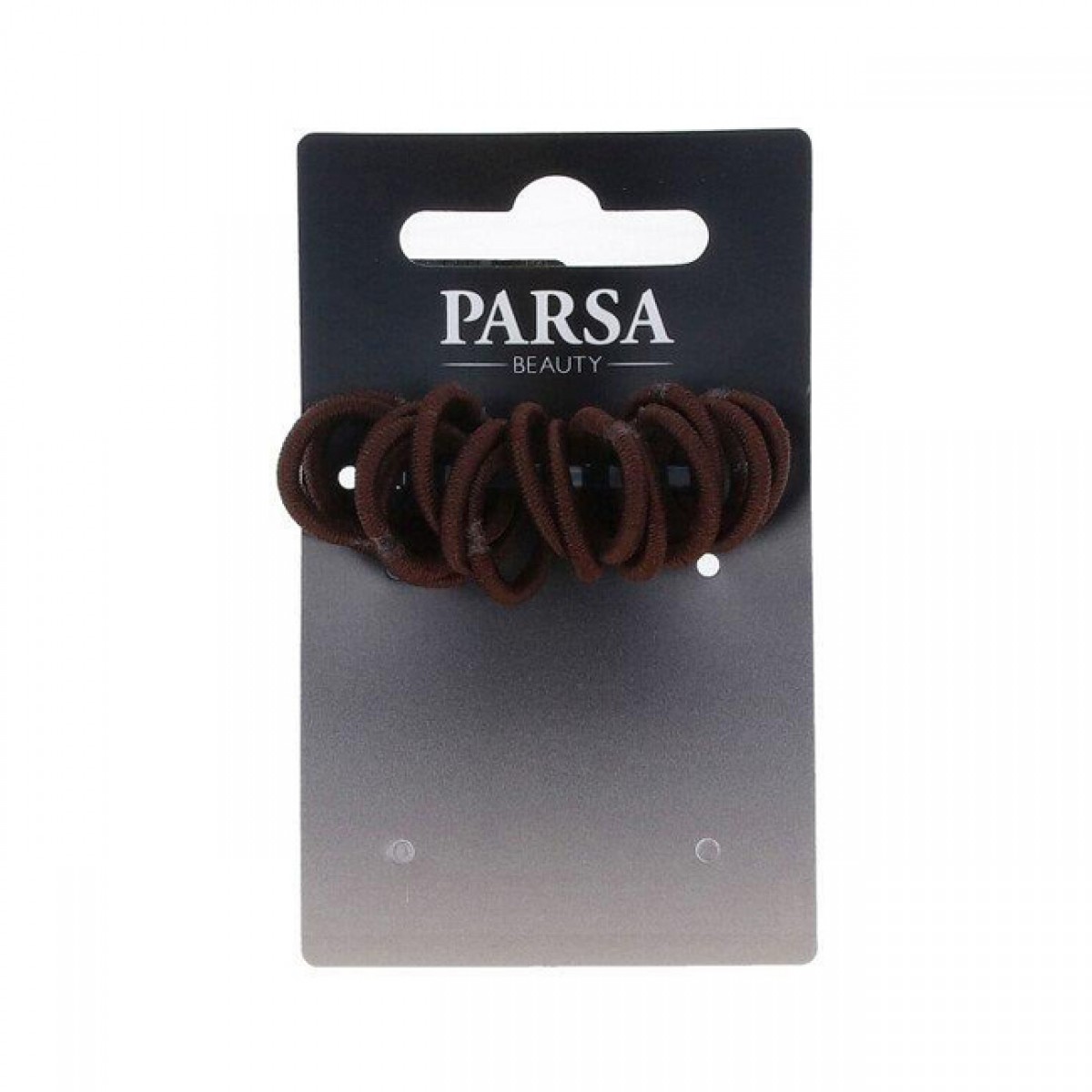 PARSA Hair rubbers mini brown 18pcs