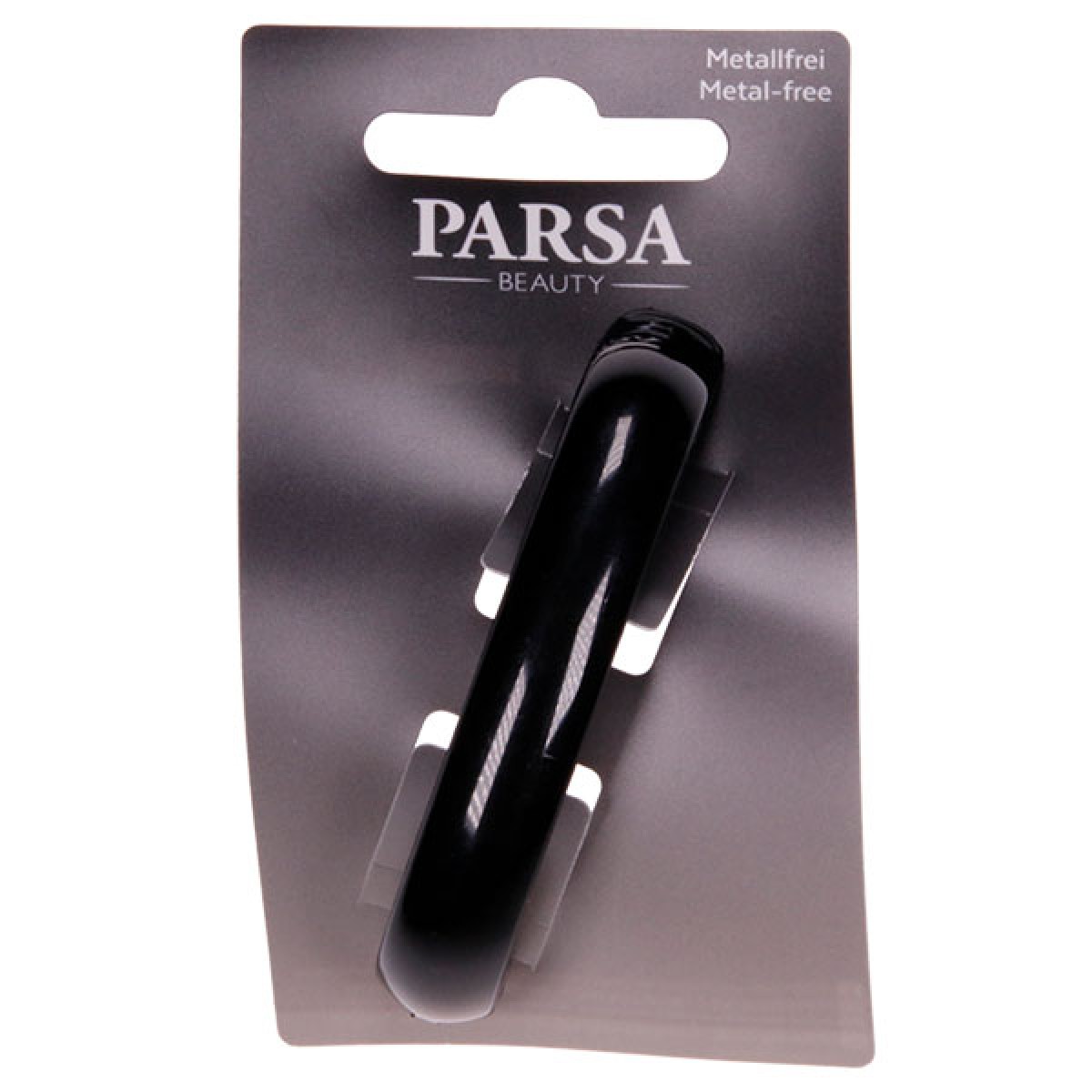 PARSA BARRETTE BLACK PLASTIC