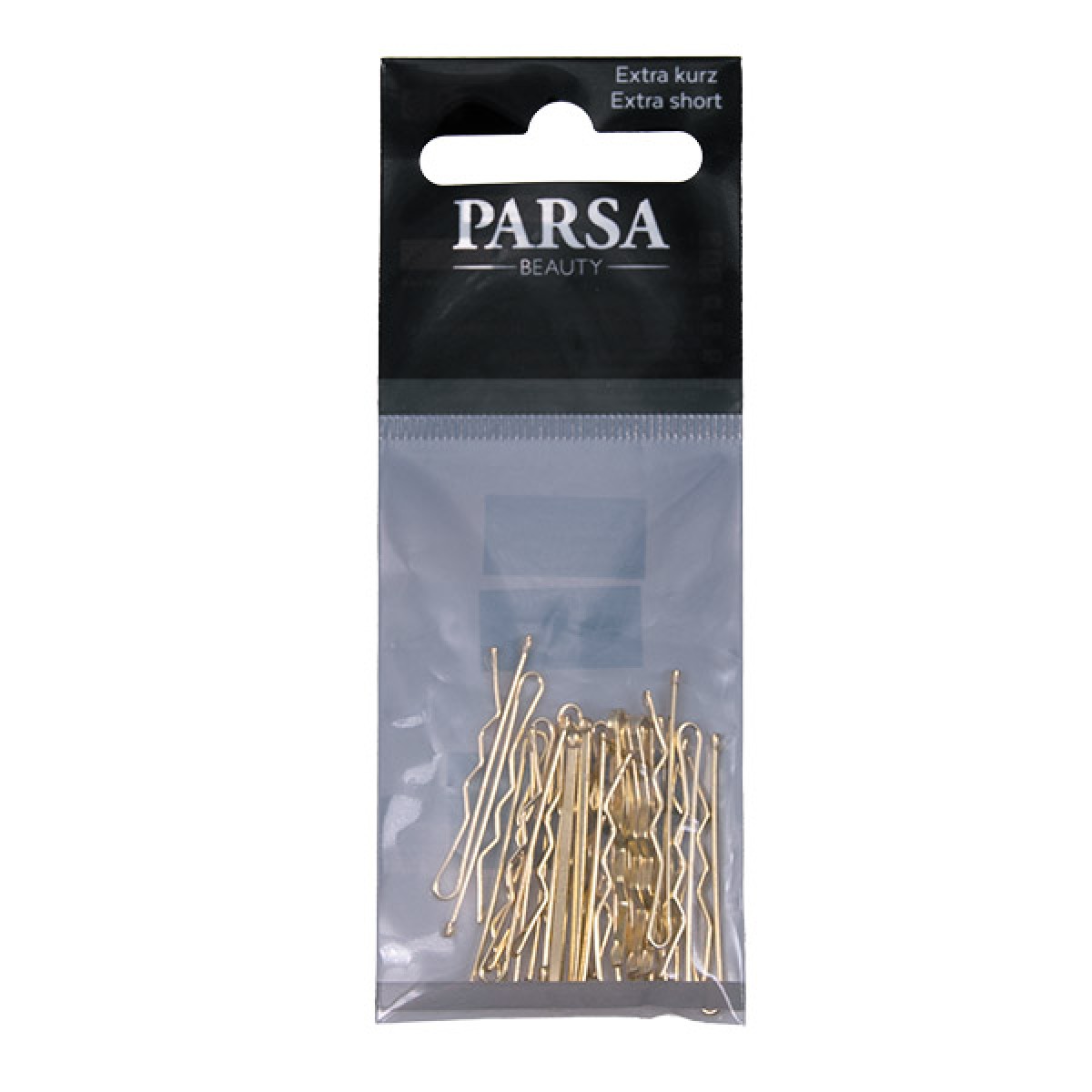 PARSA BOBBY PINS GOLD SMALL 18PCS 3,5cm