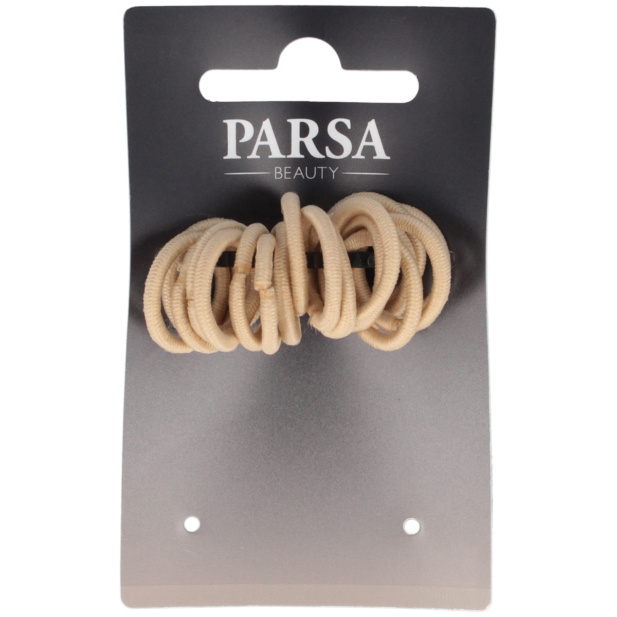 PARSA Hair rubbers Mini Beige 18pcs