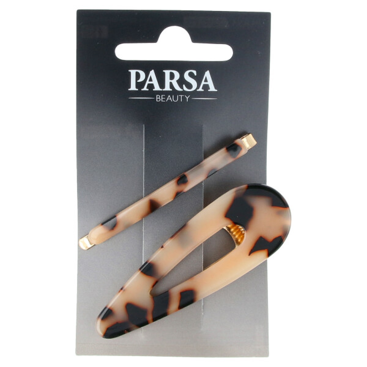 PARSA BARRETTES LEOPARD 2PCS