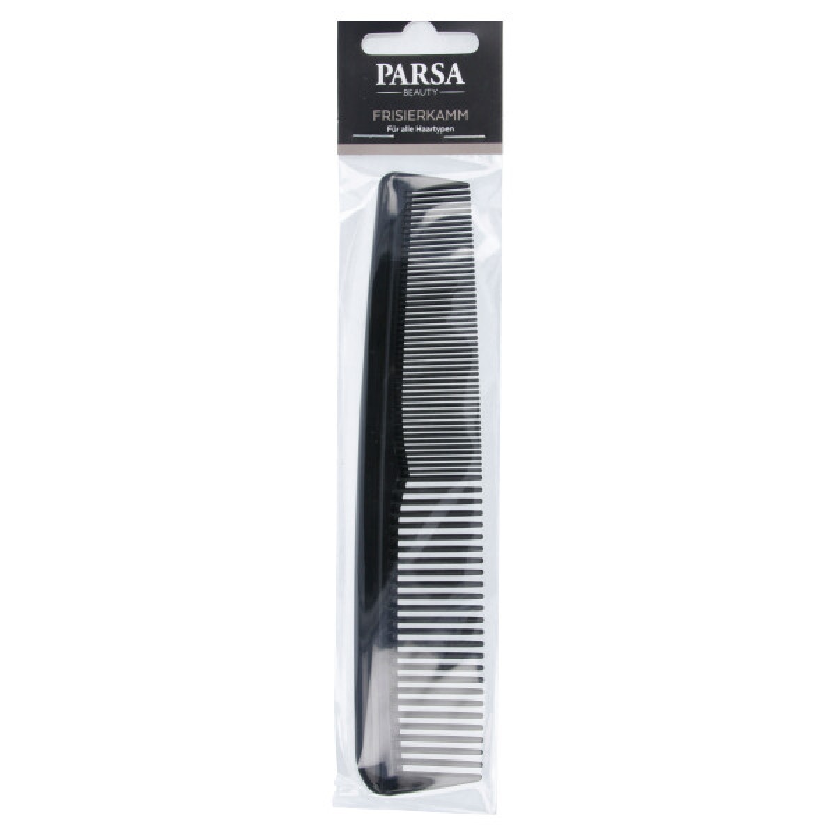 PARSA BASIC STYLING COMB BLACK 187MM