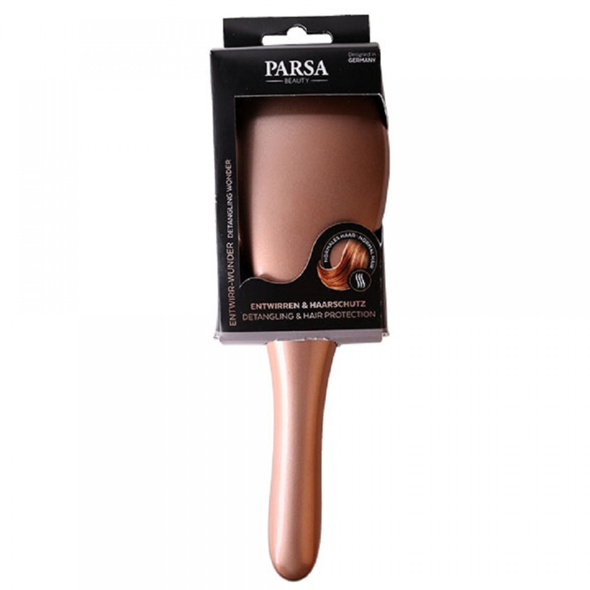 PARSA ROSEGOLD DETANGLING HAIRBRUSH  FOR NORMAL & THICK HAIR