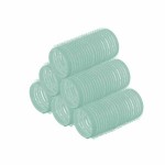 PARSA Velcro hair curlers 28mm turquoise 6 pieces