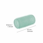 PARSA Velcro hair curlers 28mm turquoise 6 pieces