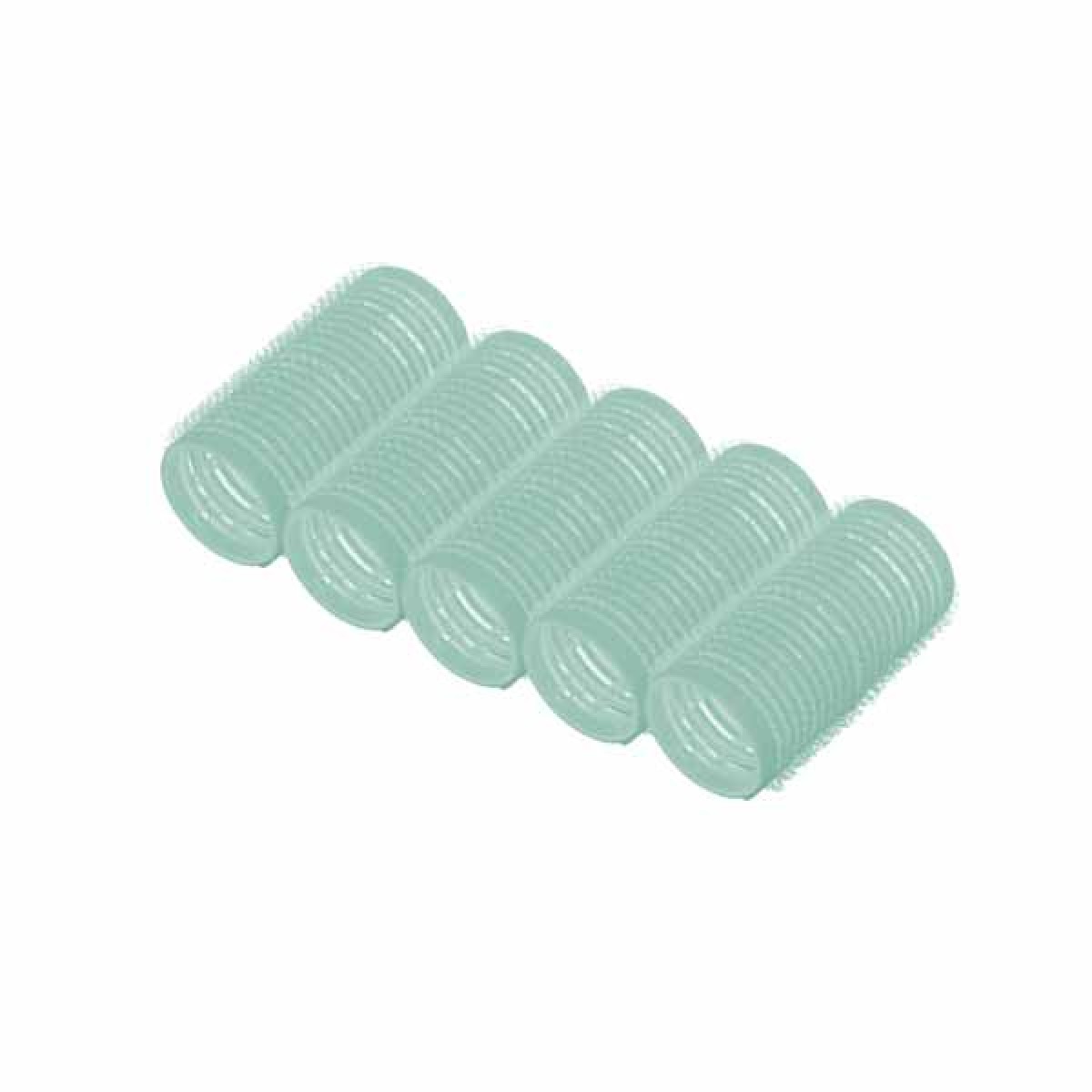 PARSA Velcro hair curlers 28mm turquoise 6 pieces