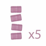 PARSA Velcro hair curlers 36mm pink 5 pieces