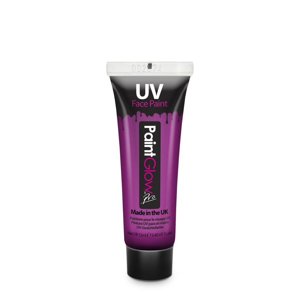 PAINT GLOW UV FACE & BODY PAINT PURPLE 12ml