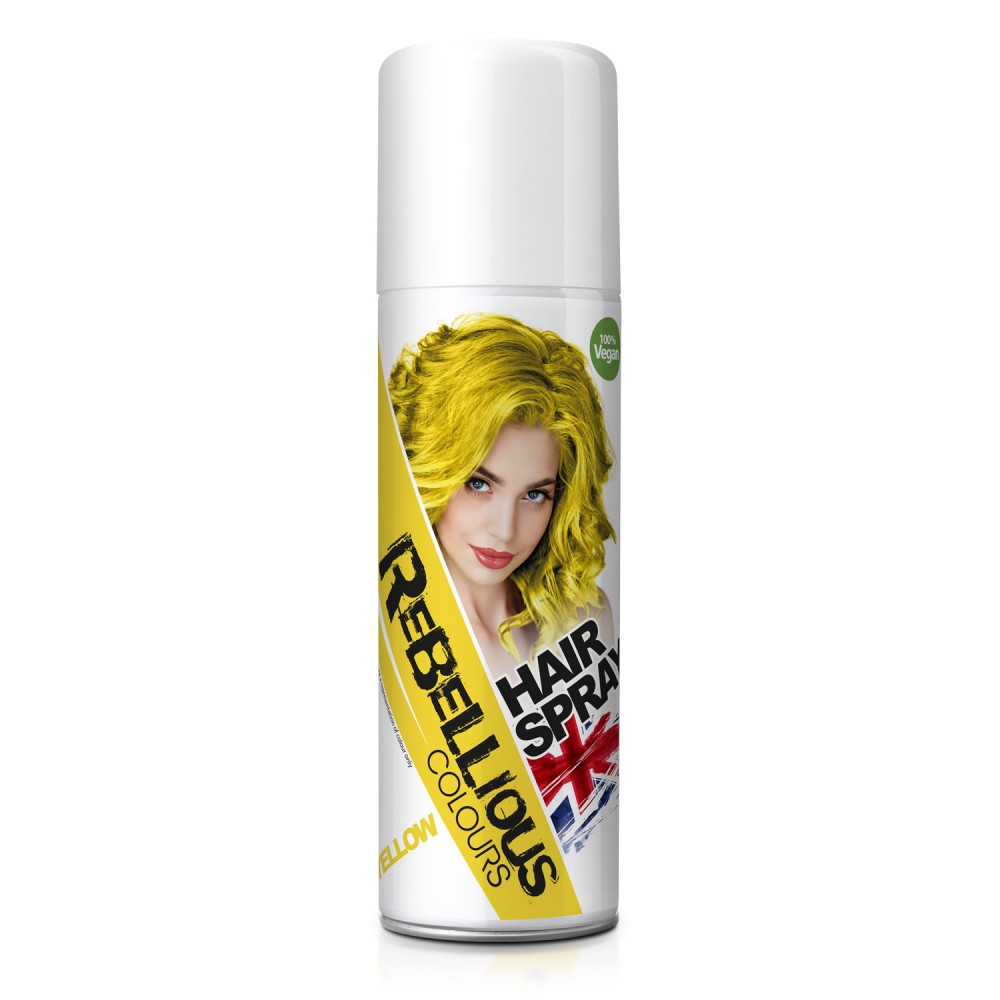 HAIR COLOUR SPRAY YELLOW 125ml