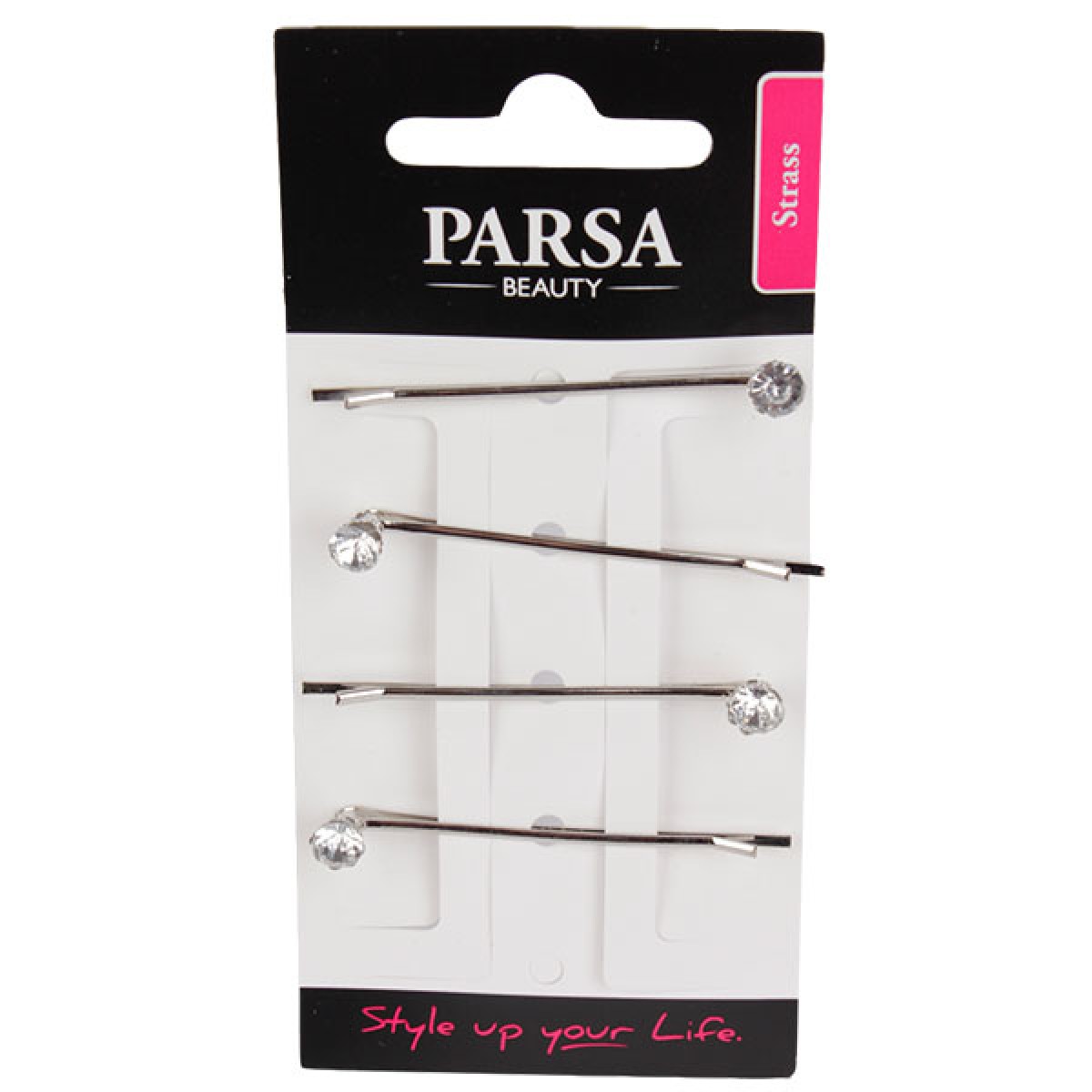 PARSA HAIRCLIPS STRASS 4PCS