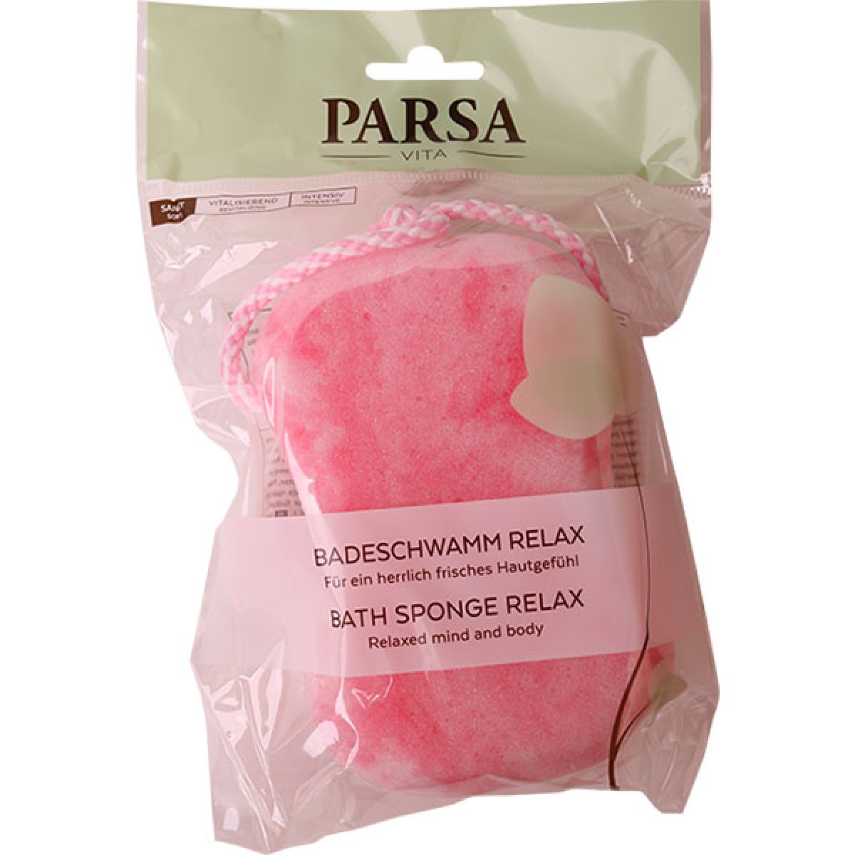 PARSA BATH SPONGE RELAX PINK