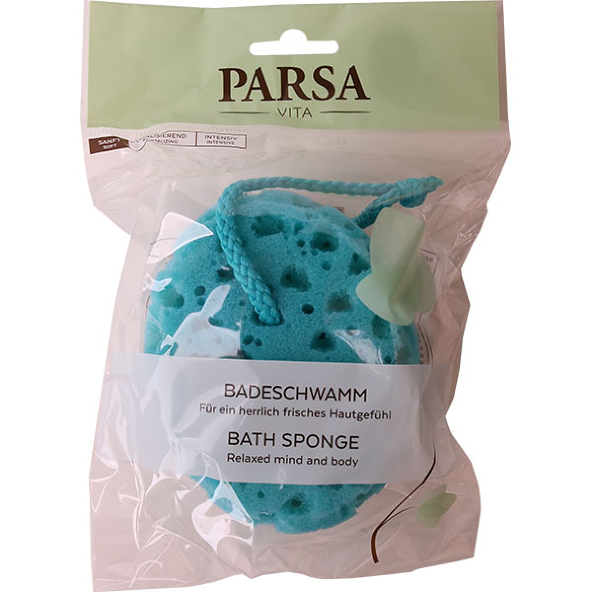 PARSA BATH SPONGE TURQUOISE