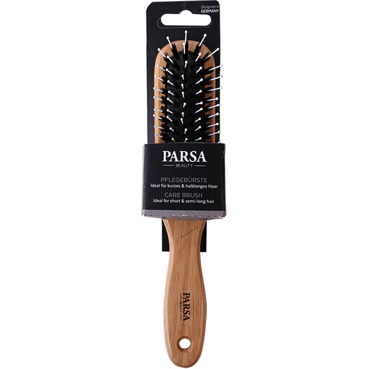 PARSA HAIR BRUSH WITH NATURAL & PLASTIC BRISTLES